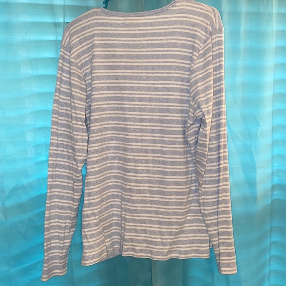 Tommy Hilfiger Sky Blue Striped Long Sleeve - Picture 3 of 3